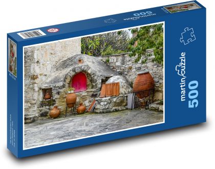 Traditioneller Ofen - ländlich, Stein - Puzzle - 500 Teile