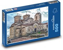 Plaošnik - kostol, Macedónsko Puzzle 500 dielikov - 46 x 30 cm 