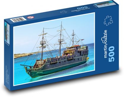 Cyprus - výletná loď, dovolenka - Puzzle 500 dielikov, rozmer 46x30 cm 