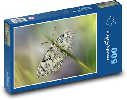Motýľ - okrídlený hmyz, krídla - Puzzle 500 dielikov, rozmer 46x30 cm 