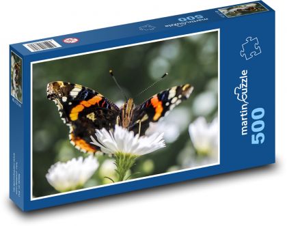 Butterfly - wings, pollination - Puzzle of 500 pieces, size 46x30 cm 