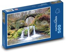 Příroda - krajina, řeka Puzzle 500 dílků - 46 x 30 cm