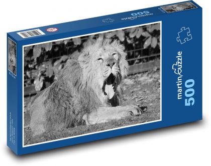 Lev - cicavec, zviera - Puzzle 500 dielikov, rozmer 46x30 cm 