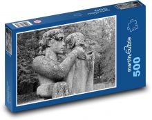 Sculpture - love, hug Puzzle of 500 pieces - 46 x 30 cm