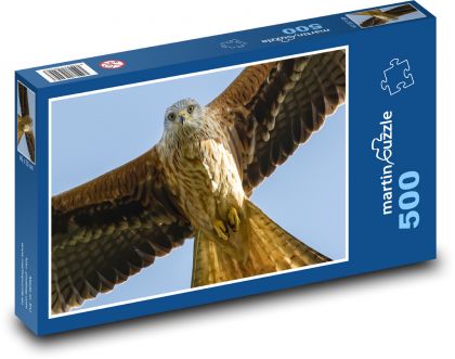 Červený drak - vták, dravec - Puzzle 500 dielikov, rozmer 46x30 cm 