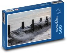 Vlny - more, pobrežie Puzzle 500 dielikov - 46 x 30 cm 