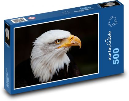 Bald eagle - predator, bird of prey - Puzzle of 500 pieces, size 46x30 cm 