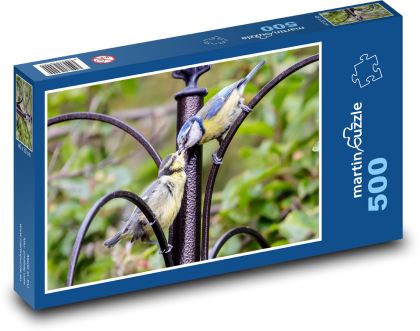 Sýkorka - pták, peří - puzzle 500 dílků