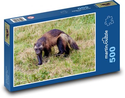 Rosomák - mäsožravec, dravec - Puzzle 500 dielikov, rozmer 46x30 cm 