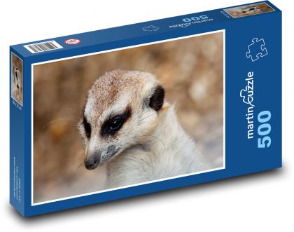 Erdmännchen - beobachten, Nahaufnahme - Puzzle - 500 Teile