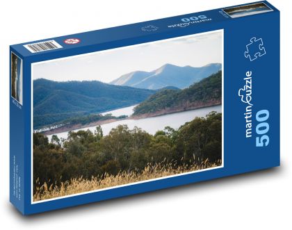 Bergsee - Wald, Berge - Puzzle - 500 Teile