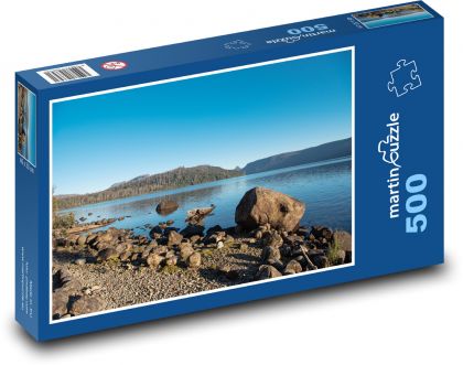 Jezero svaté Kláry - Tasmánie, voda - Puzzle 500 dílků, rozměr 46x30 cm