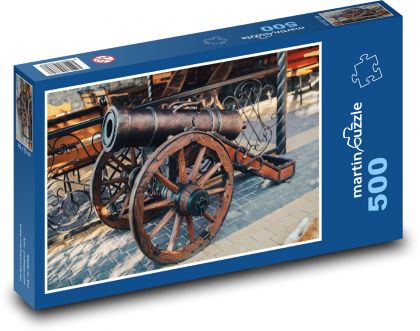 Dělo - historie, zbraň - puzzle 500 dílků
