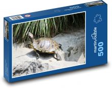 Želva - vodní živočich, plaz Puzzle 500 dílků - 46 x 30 cm