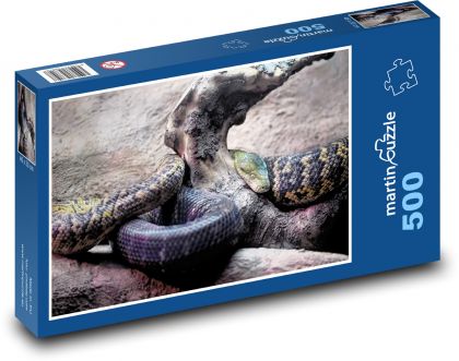 Winogrono jamajskie - wąż, gad - Puzzle 500 elementów, rozmiar 46x30 cm