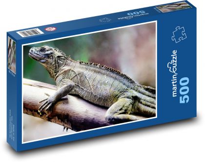 Jaszczurka - gad, zwierzę - Puzzle 500 elementów, rozmiar 46x30 cm