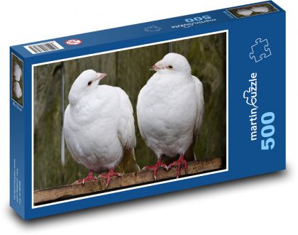 Holubica - vtáky, holuby - Puzzle 500 dielikov, rozmer 46x30 cm 
