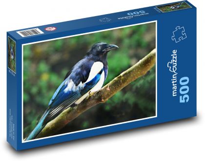 Elster - Vogel, Tier - Puzzle - 500 Teile