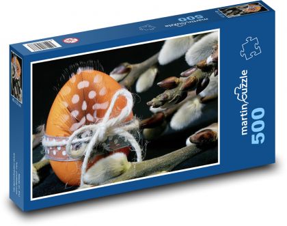 Barevné vejce - velikonoce, vajíčko - puzzle 500 dílků