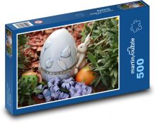 Osterdekoration - Hase, Ei Puzzle 500 Teile - 46 x 30 cm