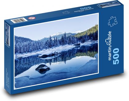 See - Schweizer Landschaft, Winter - Puzzle - 500 Teile