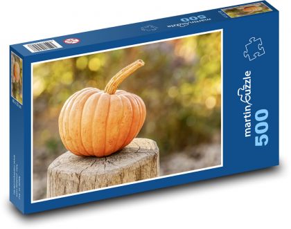 Dynia - jesień, zbiory - Puzzle 500 elementów, rozmiar 46x30 cm