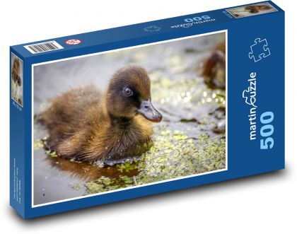 Duck - cub, bird - Puzzle of 500 pieces, size 46x30 cm 