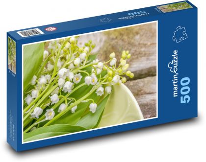 Konvalinka - květina, květ - puzzle 500 dílků