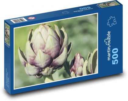 Karczochy - warzywa, żywność - Puzzle 500 elementów, rozmiar 46x30 cm