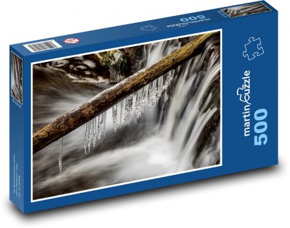 Cencúle - ľad, mráz - Puzzle 500 dielikov, rozmer 46x30 cm 