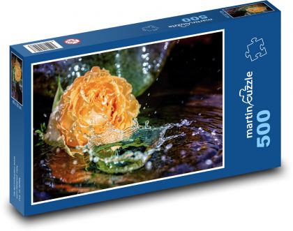Růže - rostlina, květina - Puzzle 500 dílků, rozměr 46x30 cm