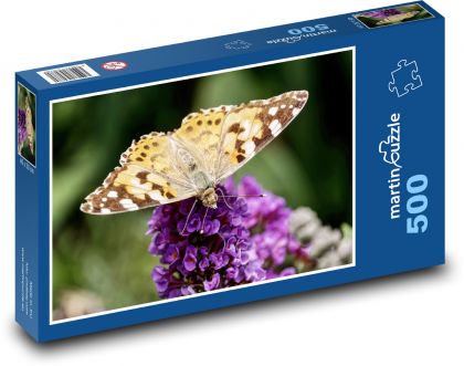 Butterfly - summer, insects - Puzzle of 500 pieces, size 46x30 cm 