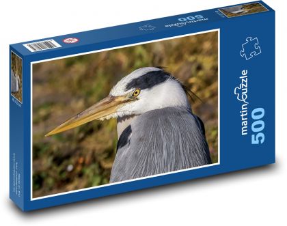 Heron - waterbird, heron - Puzzle of 500 pieces, size 46x30 cm 