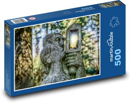 Sochy - kámen, důvěra - Puzzle 500 dílků, rozměr 46x30 cm