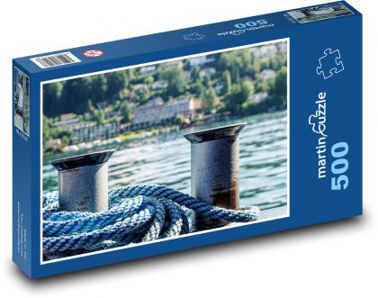 Pier - Liegeplatz, Meer - Puzzle - 500 Teile