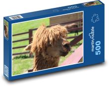 Lama - Tier, Zoo Puzzle 500 Teile - 46 x 30 cm