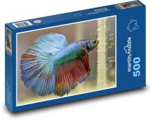 Betta - ryby, akwarium Puzzle 500 elementów - 46x30 cm