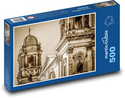 Berlin Cathedral - Germany, construction - Puzzle of 500 pieces, size 46x30 cm 