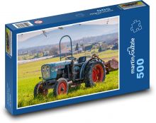 Ciągnik - zabytkowy samochód, retro Puzzle 500 elementów - 46x30 cm