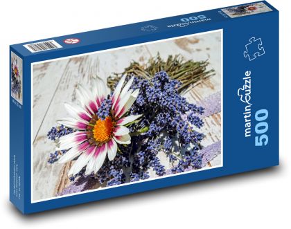 Gazania - kvetina, záhrada - Puzzle 500 dielikov, rozmer 46x30 cm 