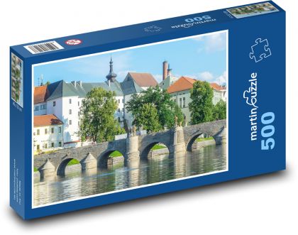 Česká republika - Písek, řeka - Puzzle 500 dílků, rozměr 46x30 cm