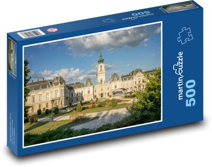 Keszthely - zámek, Maďarsko - Puzzle 500 dílků, rozměr 46x30 cm