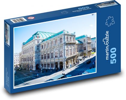 Státní opera Vídeň - Rakousko, divadlo - Puzzle 500 dílků, rozměr 46x30 cm