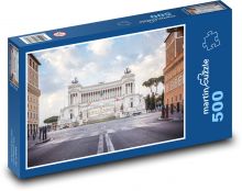 Rzym - Włochy, pomnik Puzzle 500 elementów - 46x30 cm