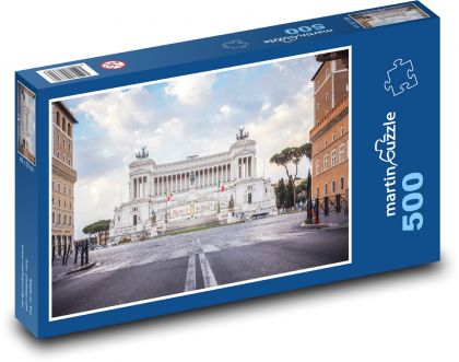 Řím - Itálie, památník - Puzzle 500 dílků, rozměr 46x30 cm