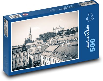 Bratislava - mesto, Slovensko - Puzzle 500 dielikov, rozmer 46x30 cm 