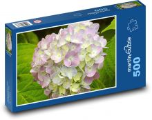 Blume Hortensie - Pflanze, Blume Puzzle 500 Teile - 46 x 30 cm
