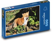 Fox - wild animal, predator Puzzle of 500 pieces - 46 x 30 cm 