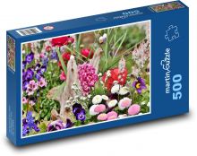 Hyacinth - spring flower, garden Puzzle of 500 pieces - 46 x 30 cm 