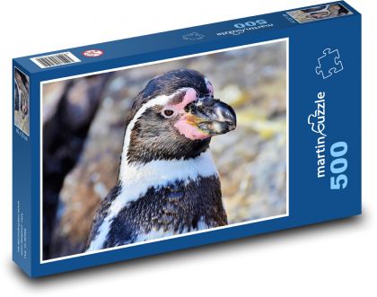 Tučňák - vodní pták, zvíře - Puzzle 500 dílků, rozměr 46x30 cm